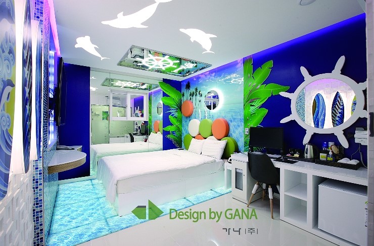 황토모텔 인테리어